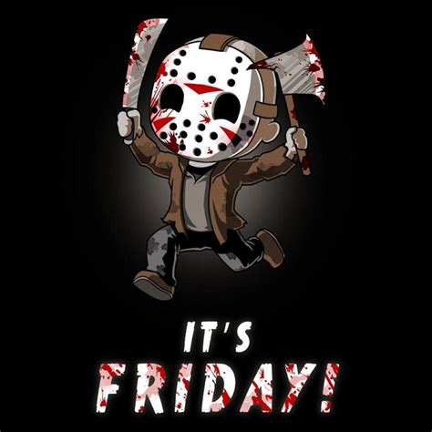 Jason Voorhees Its Friday T Shirt Official Friday The 13th Tee Teeturtle Horror Movie