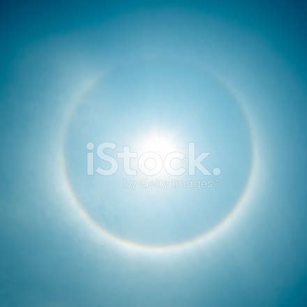 The sun halo was visible for over an hour in the capital of. Sun Halo Phenomenon Stock Photos - FreeImages.com