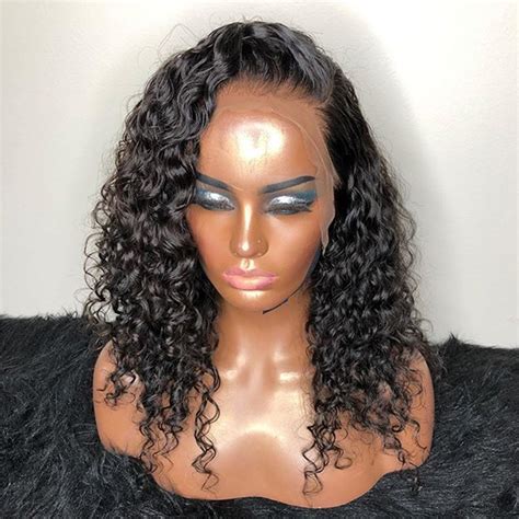 Cuticle Aligned Raw Virgin Hair Human Hair 134 Lace Front Wigs Kinky