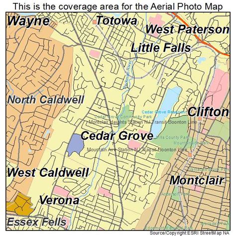 Aerial Photography Map Of Cedar Grove Nj New Jersey