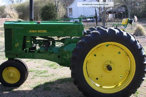 John Deere Model 60 Dual Fuel Tractor Restored
