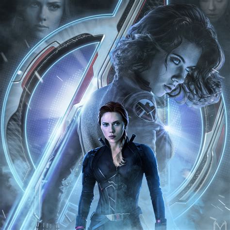 1080x1080 Avengers Endgame Black Widow Poster Art 1080x1080 Resolution