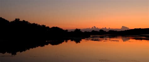 Download Wallpaper 2560x1080 Lake Sunset Landscape