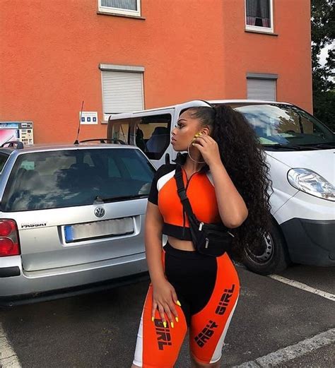 Tatianaa17 𝕿𝖗𝖝𝖕𝖎𝖊𝖟 Instagram Baddie Outfit Baddie Outfits Summer Orange Outfit