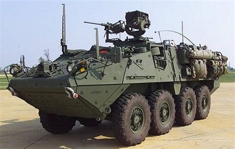 Stryker Cv M1130 General Dynamics Wheeled Armoured Command Vehicle Us