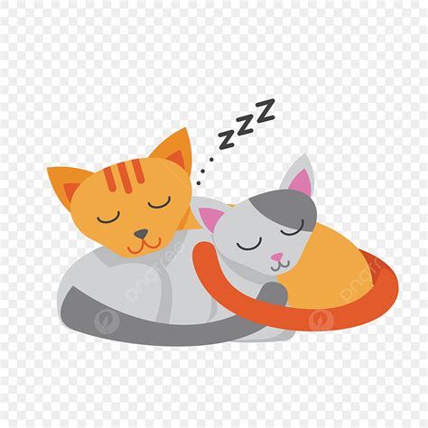 Sleeping Kitten Clipart