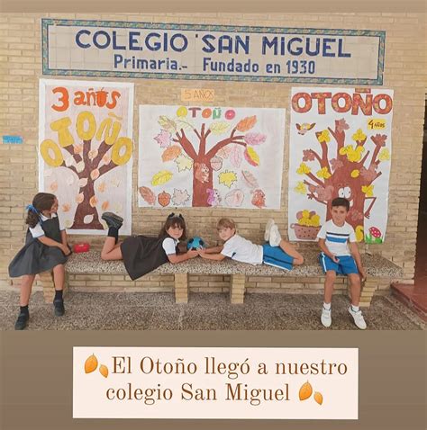 Colegio San Miguel De Nerviónel Otoño Llega Al Colegio San Miguel