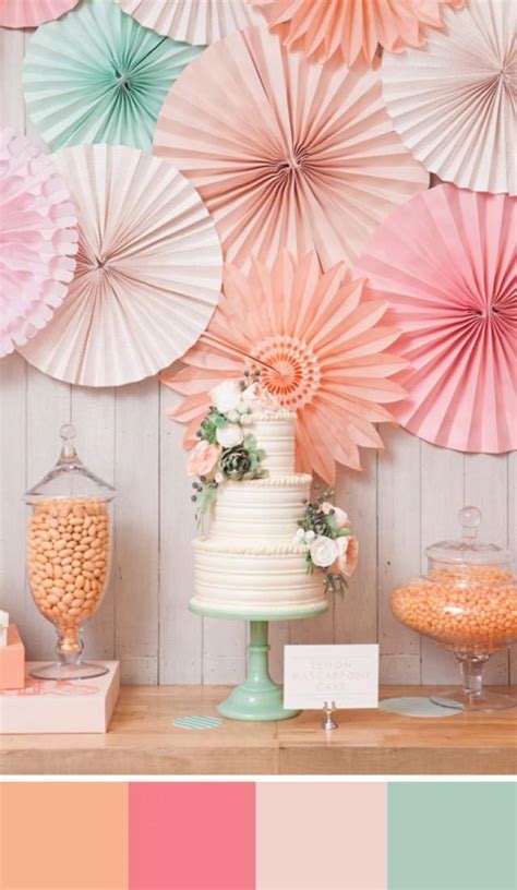 5 Peach Color Palettes For Your Wedding Day Weddbook