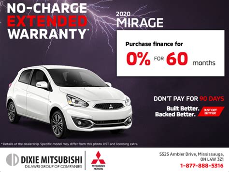 Dixie Mitsubishi Special Offers In Mississauga