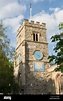La torre de la iglesia de Santa María la Virgen Putney, Londres ...