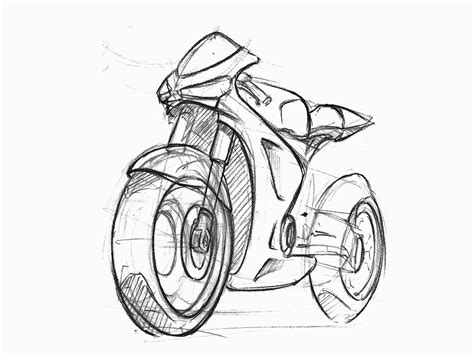 Images For Motorbike Sketch Front Sketches Bike Sketch Art Reference