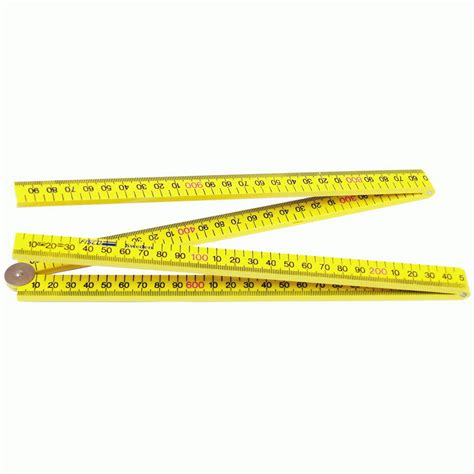 1m Folding Rule Yellow Abs Hu59y 16 Rule Fldngssstick Measuring