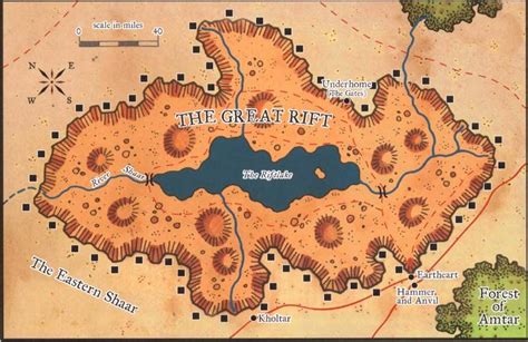 Rpg World Fantasy World Map Forgotten Realms Homer Vintage World
