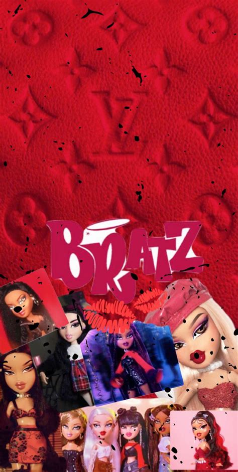 Buy bratz all red shower curtain by foreverestherr. Red Bratz themed wallpaper💋 #bratz # ...