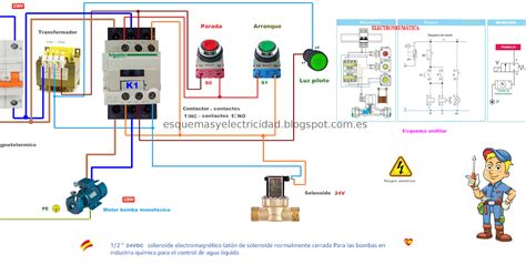 Esquemas Eléctricos Esquema De Circuito Para Valvula Selenoide 24v