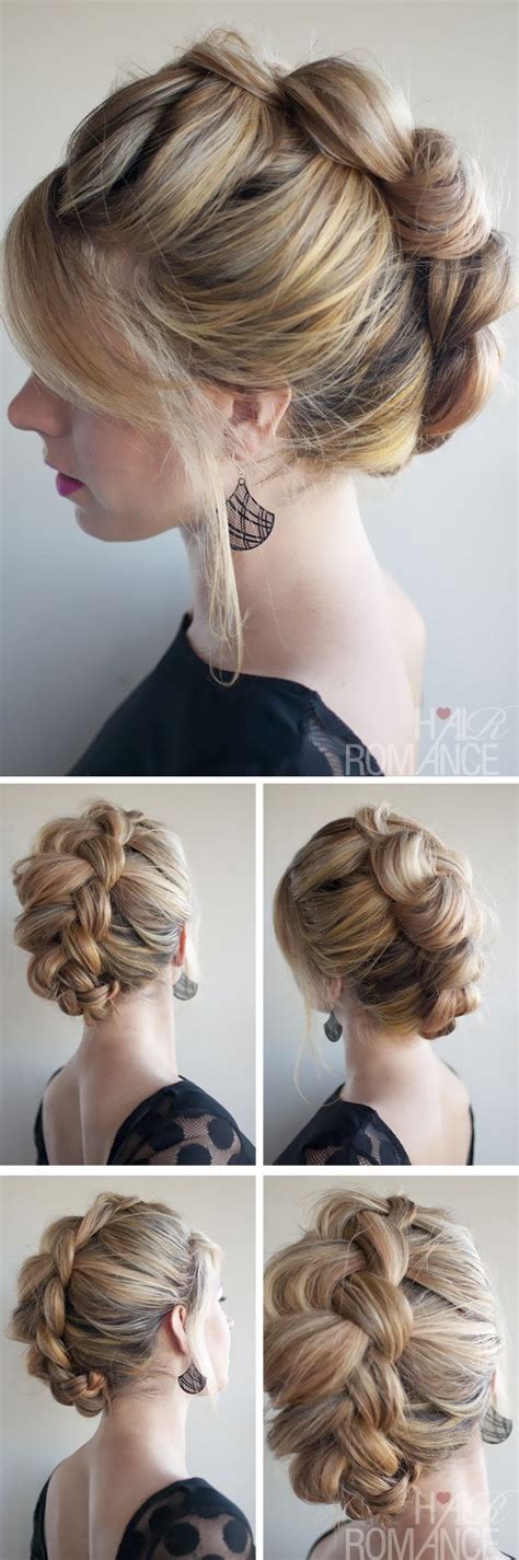 The rose bud flower braid hairstyle is suitable for long hair. 9 Easy And Chic Hairstyle Tutorials With Braids