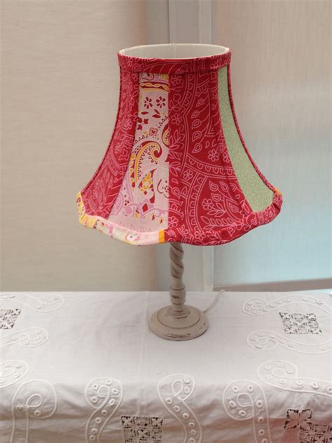 Gorgeous Hand Crafted Fabric Covered Lampshade Cover Lampshade