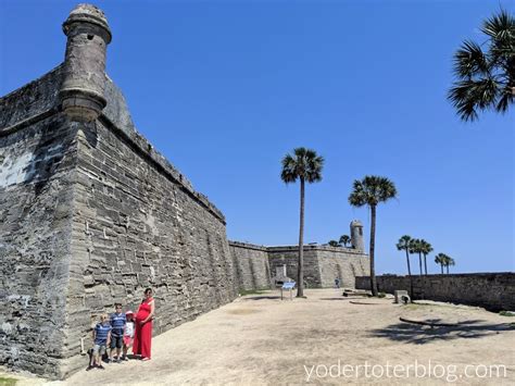 St Augustines Historic Fort Castillo De San Marcos Yodertoterblog