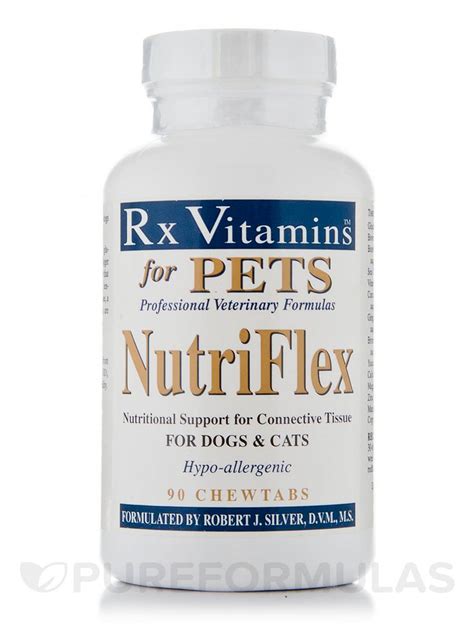 Pets with severe pain may benefit from products containing thc, but at the present time, it's very difficult for most pet parents to receive veterinary guidance there are some products that are labelled for veterinary use, like those my own company, rx vitamins sells. NutriFlex for Pets (Dogs & Cats) - 90 Chewable Tablets