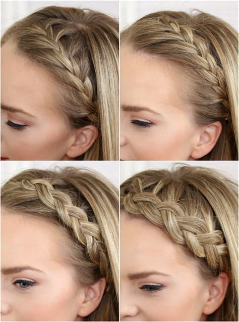 four headband braids · how to style a crown braid · beauty on cut out keep