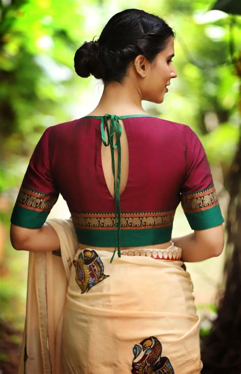 Indian Womens Blouse Neck Designs Pattern Ladies Size Conversion Chart Ladies Tops Designs