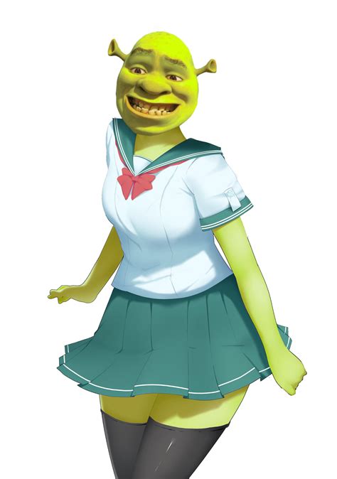 Anime Shrek Shrek Ist Anime Gerahmter Kunstdruck Von Willnofriends