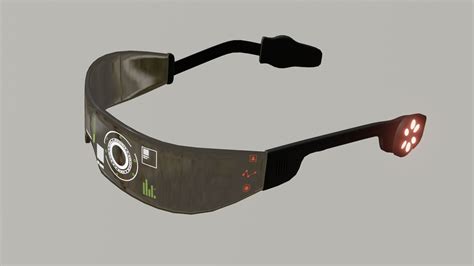 Futuristic Glasses 3d Model Cgtrader