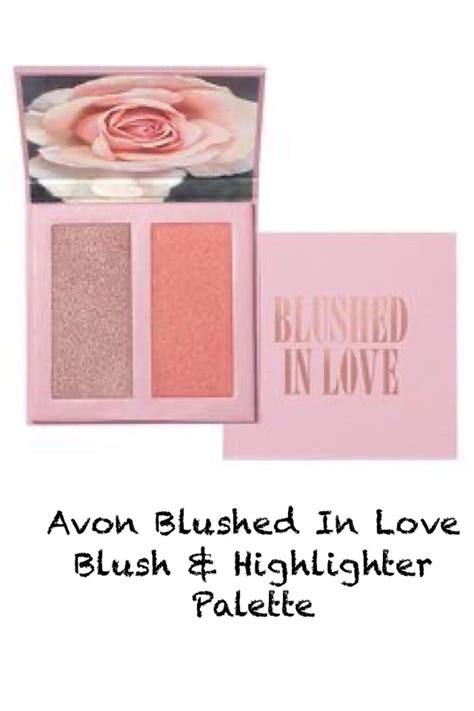 Avon Blushed In Love Blush And Highlighter Palette Ebay