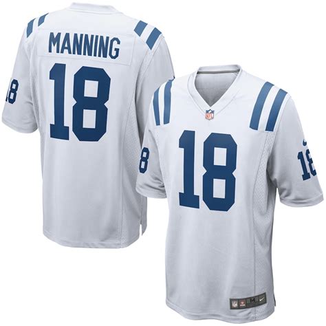 Nike Peyton Manning Indianapolis Colts White Retired Player Game Jersey