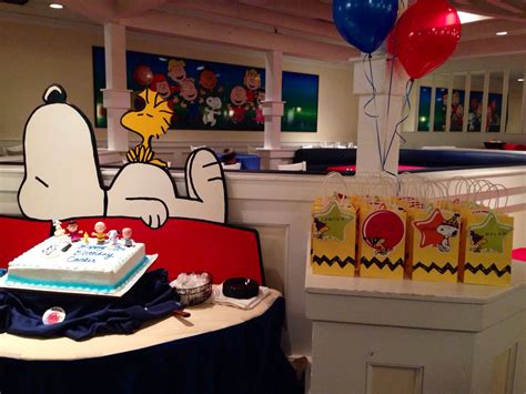 Peanuts Birthday Party At Snoopys Clubhouse At Knotts Berry Farm