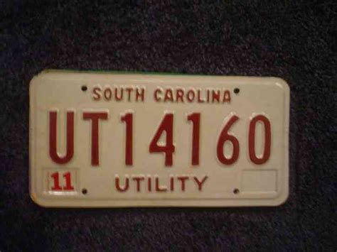 Vintage License Plate South Carolina Rare Kgb 101