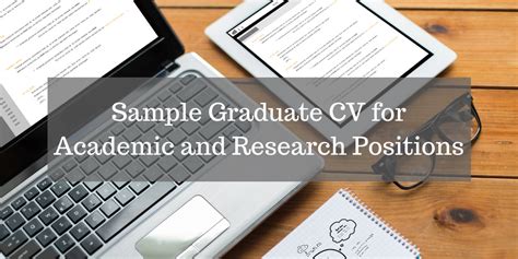 sample graduate cv  academic  research positions