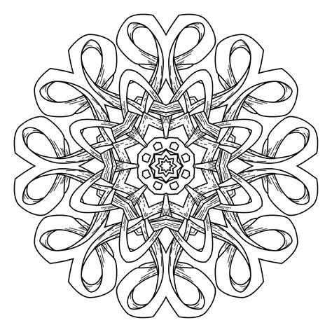 Mandala Art For Coloring