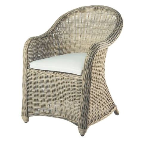 Fauteuil de jardin en résine tressée | Maisons du Monde en ...