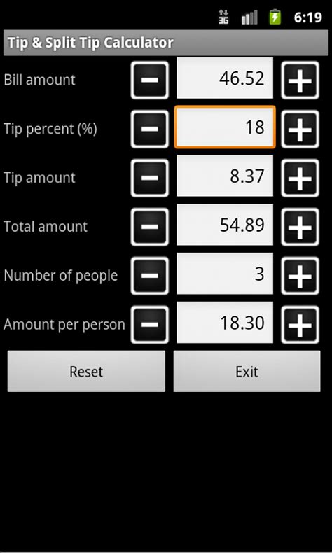 $ how was the service? Tip & Split Tip Calculator: Amazon.co.uk: Appstore for Android