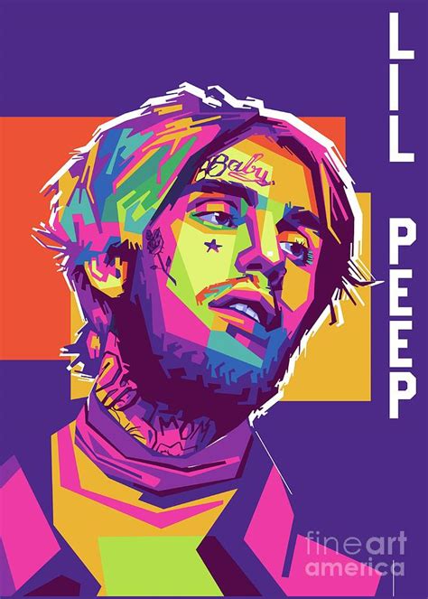 Lil Peep Digital Art By Afan Creative Fine Art America