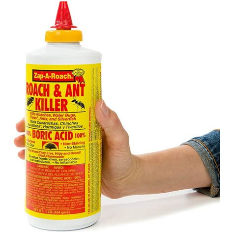 Zap A Roach Boric Acid 100 Roach And Ant Killer 16 Ounces
