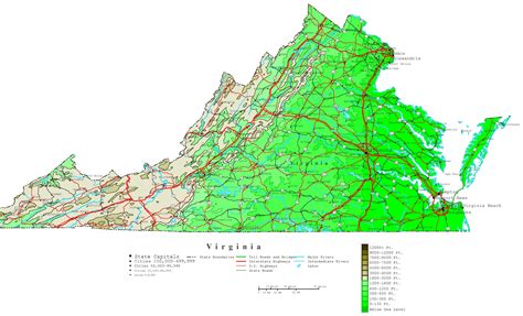 Topographic Maps Of Virginia