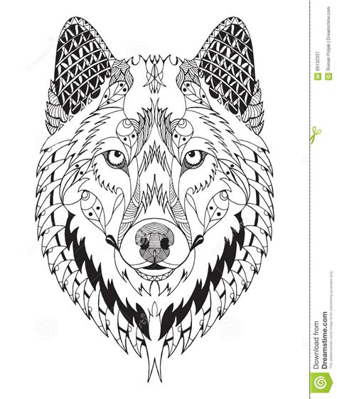 Comment dessiner un loup garou animal totem shop. 10 Coloriage De Loup Mandala | Imprimer et Obtenir une ...