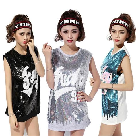 New Korean Sexy Nightclub Ds Sleeveless T Shirt Middle Long Sections Loose Hip Hop Fashion
