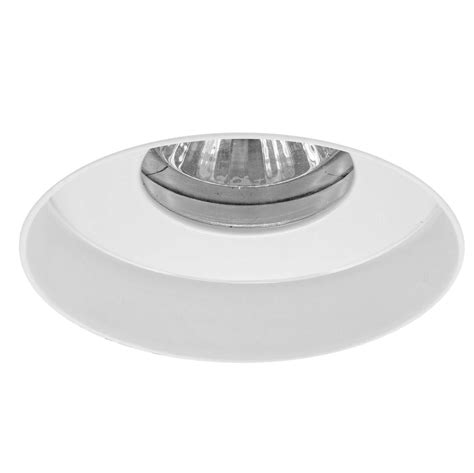 Trimless Round Fire Rated Fixed Clear Glass Downlight Ip55 Gu11 240v