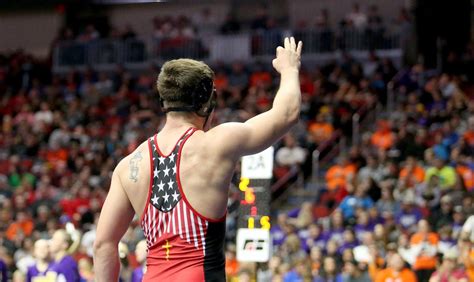 Knights Broderson Makes It A State Three Peat High School Wrestling