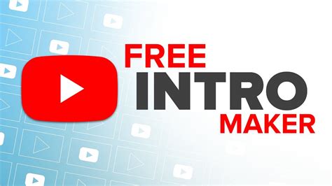 Free Youtube Intro Maker No Programs Needed Youtube