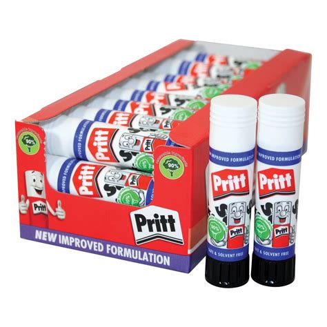 Pritt Stick Glue Solid Washable Non Toxic Large 43gm Ref 1564148 Pack