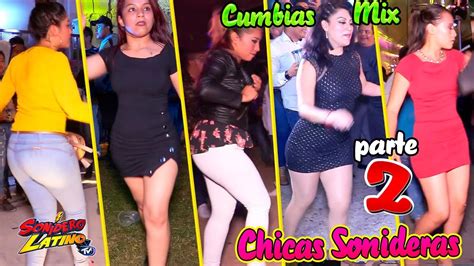 salsa fresca 🔴 chicas sonideras parte 2 ️ sus mejores pasos cumbias sonideras mix estrenos