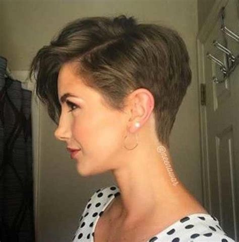 Side View Of A Short Haircut Outstanding Short Haircuts For Women