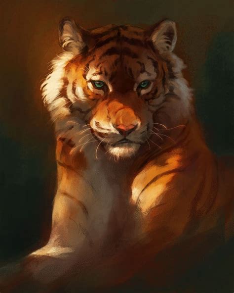 Tigerlilly By Corvushound On Deviantart Tiger Painting Tiger Art