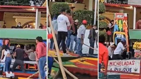 Captan Batalla Campan En Las Trajineras De Xochimilco