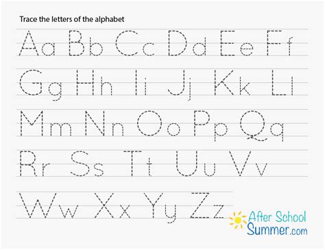 Free Printable Tracing Alphabet Letters A Z