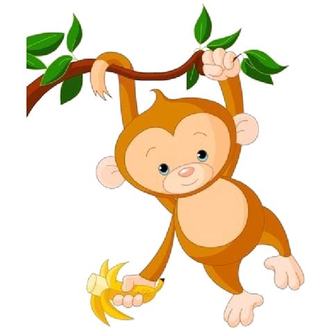 Monkey Hanging By Tail Clip Art